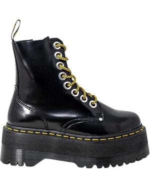 Dr. Martens Jadon Max Buttero Platform Combat Boots - Black