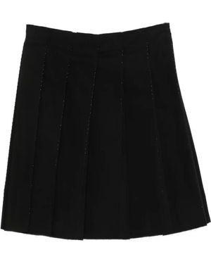 TOTEME Falda Midi Con Cuentas - Negro