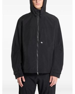 Represent Taped Hooded Jacket - Black
