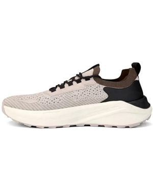 EXTR4 Perforated Knit-Fabric Sneakers - White