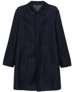 Brioni フェルトコート - ブルー