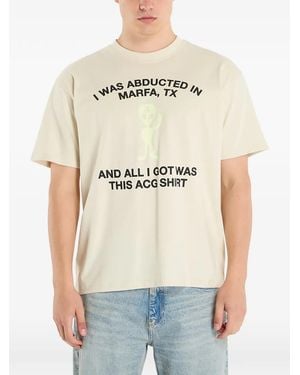 Nike Acg Graphic-Print T-Shirt - Natural