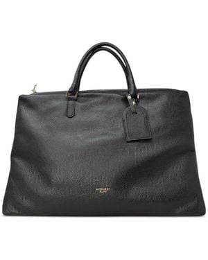 Avenue Sac À Main Norah En Cuir Grainé - Black