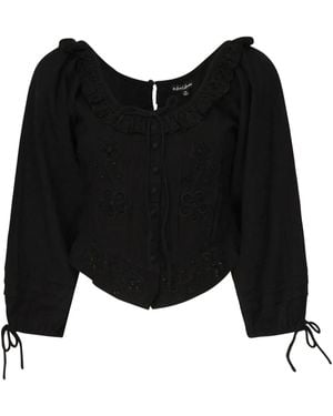 For Love & Lemons Harlow ブラウス - ブラック