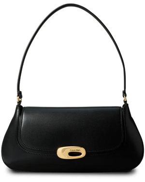 Calvin Klein Logo-Detail Shoulder Bag - Black