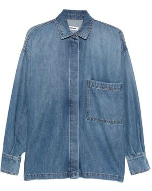 DARKPARK Pocket Denim Shirt - Blue
