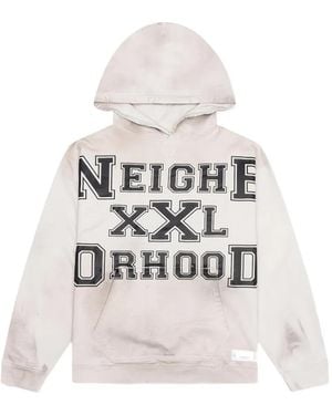 Neighborhood Hoodie À Effet Usé - White
