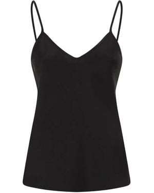 Max Mara V-Neck Sleeveless Top - Black