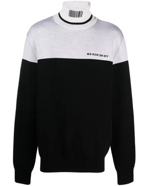 VTMNTS Numbered Rollkragenpullover - Grau