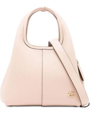 COACH Entrenador Lana 25 Bolsa de cuero Crossbody - Rosa