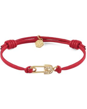 Philipp Plein Safety Pin Bracelet - Red