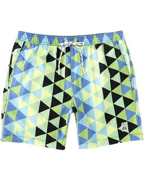 Psycho Bunny Alexander Swim Trunks - Blue