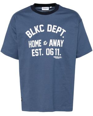 Chocoolate Graphic-Print T-Shirt - Blue