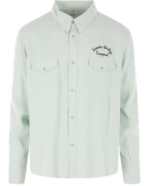 Visvim Chemise À Logo Brodé - Gray