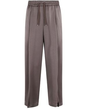 Herno Pleated Drawstring Trousers - Grey