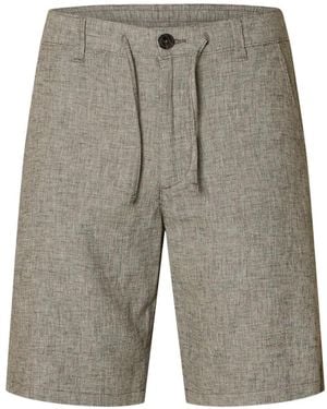 SELECTED Shorts Con Coulisse - Grigio