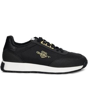 GANT ロゴ スニーカー - ブラック