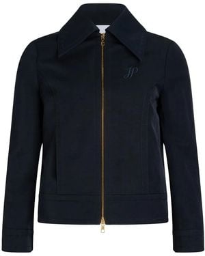 Patou Zip-Front Jacket - Blue