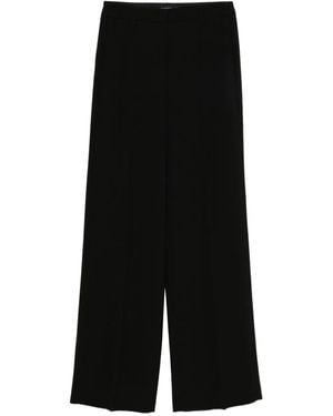 Luisa Cerano Concealed-Fastening Tailored Pants - Black
