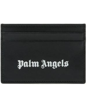 Palm Angels Logo Card Holder - Black