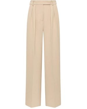 Maliparmi Pleated Straight-Leg Pants - Natural