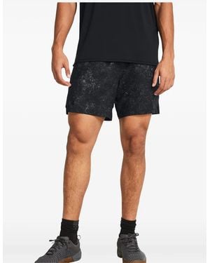 Under Armour Vanish Camo-Print Training Shorts - Black