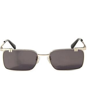 Off-White c/o Virgil Abloh Rectangle-Frame Sunglasses - Metallic