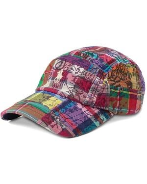 Polo Ralph Lauren Patchwork Embroidered Baseball Cap - White