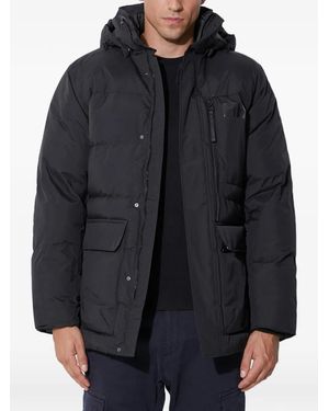 Helly Hansen Gefütterte Kapuzenjacke - Schwarz