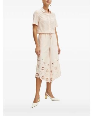Fracomina Striped Buttoned Shirt - Natural