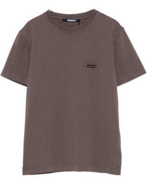 Jacquemus Short-Sleeves T-Shirt - Brown