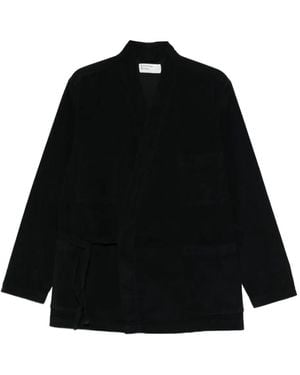 Universal Works Corduroy Wrap Blazer - Black