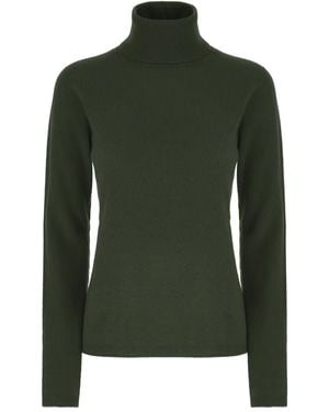 Vanisé Turtleneck Cashmere Jumper - Green