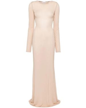 Vetements High-Low Hem Dress - Natural