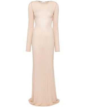 Vetements High-Low Hem Dress - Natural