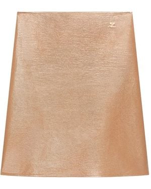 Courreges Falda Acampanada - Neutro