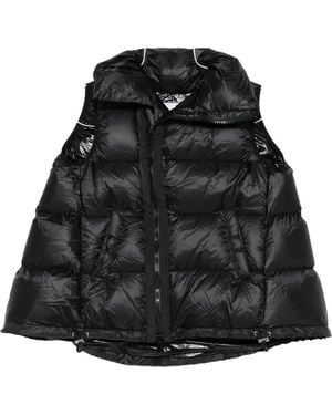 Sacai High-Neck Padded Gilet - Black
