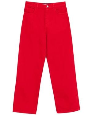 Rohe Belt-Loop Pocket Jeans - Red