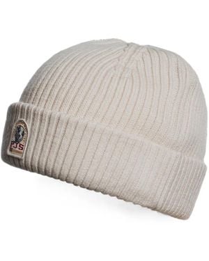 Parajumpers Matio Ribbed Beanie Hat - Grey