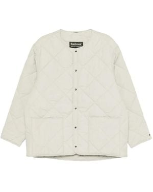 Kaptain Sunshine X Barbour Steppjacke - Weiß