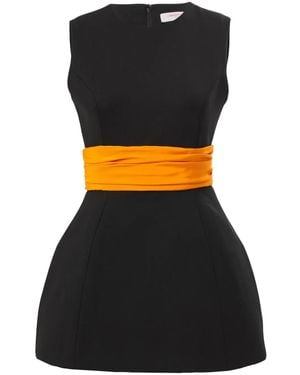 Carolina Herrera Sleeveless Cummerbund Top - Black