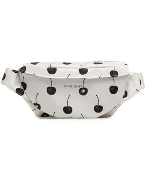 Stine Goya Cherry-Print Belt Bag - White