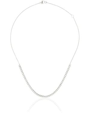 Dana Rebecca 14Kt And Diamond Half Chain Necklace - White