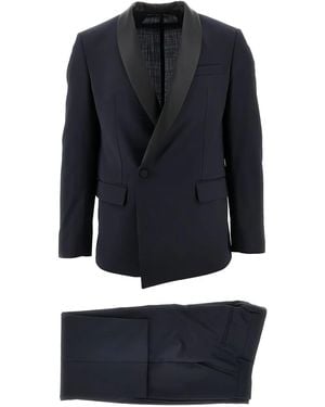 MARSĒM Single-Breasted Suit - Blue
