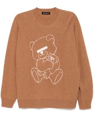 Undercover Trui Met Ronde Hals - Bruin