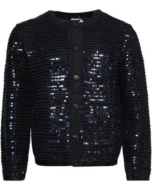 Bode Sequin-Embellishment Cardigan - Black