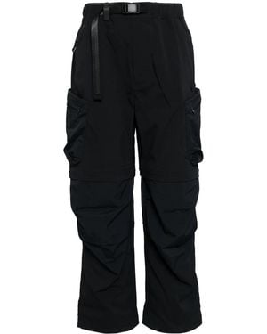 Spoonyard Belted Tapered Cargo Trousers - Black