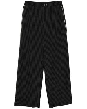 JNBY Pinstripe Wide-Leg Trousers - Black