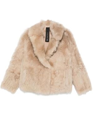 Blancha Shearling Jacket - Natural
