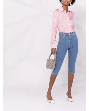 Moschino Vaqueros Por Debajo De La Rodilla - Azul